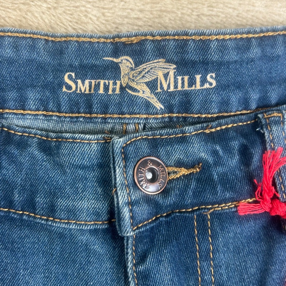 Smith & Mills Mens Slim Fit Stretch Jeans Golden Tint Blue 36x32 SM-11000225 NWT - Picture 5 of 9